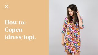 How To Copen Shift Dress  Top Beginners Dressmaking [upl. by Atikahs209]