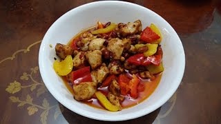 宫爆鸡丁 gongbaojiding 宫保鸡丁宮保雞丁Kung Pao Chicken  Chicken Breast with peanut and paprika [upl. by Nylrebma]