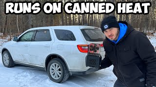 Car Camping in EXTREME COLD with New Heater  Winter Camping in an SUV [upl. by Adebayo]