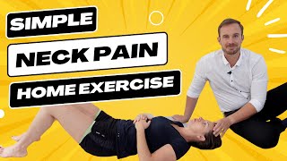 The Best Neck Pain Relief Exercise For Beginners [upl. by Tarrsus]