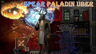 Diablo II Resurrected  Spear Paladin Build Uber Tristram [upl. by Greabe]