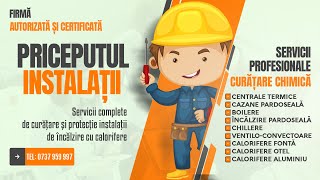 Curățare Chimică Priceputul Instalații [upl. by Euhsoj]