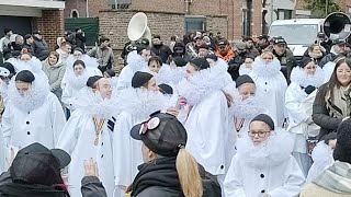 Carnaval de LevalTrahegnies 2023 Les Pierrots [upl. by Enale]