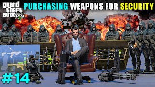 MICHAEL PURCHASES POWERFUL WEAPONS FOR SECURITY  GTA V GAMEPLAY [upl. by Guise]