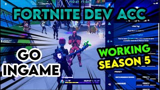 How to GET an In game Fortnite DEV in 2024 For FREE PL Hybrid [upl. by Therron]