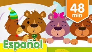 Diez En La Cama y Más Canciones de Niños  Super Simple Español [upl. by Viviana]