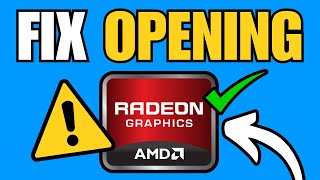 How To Fix AMD Radeon Software Not Opening Windows 11 [upl. by Chaffinch]