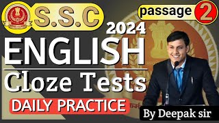 CLOZE TEST 2 I EASY TIPS AND TRICKS I 2024 I DAILY ROUTINE I bank ssc english upsc clozetest [upl. by Naneek724]