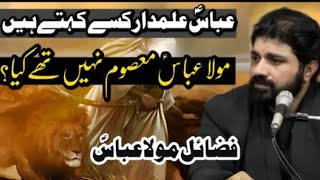 Fazail e Moala Abbas as  Allama Asif Reza Alvi New Majlis 2024 [upl. by Thadeus]