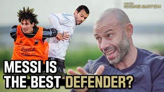 ‘Impossible to get past him’ Mascherano On Messi Being The Best Defender [upl. by Inahc34]