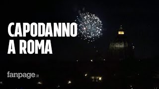 Capodanno i fuochi dartificio illuminano la Capitale [upl. by Hyacintha]