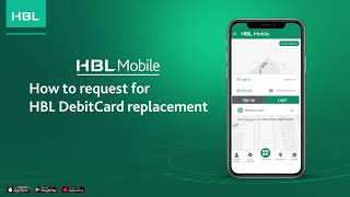 How to request for HBL DebitCard replacement with HBL Mobile [upl. by Eve]