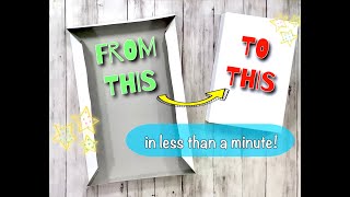 Resize a Shirt Box for Small Gifts in less than a MINUTE [upl. by Nosral671]