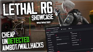 LETHAL R6 FULL  Rainbow Six Siege  AIMBOTESPMORE  BEST SAFEST LEGIT CHEATING on the Market [upl. by Denison]