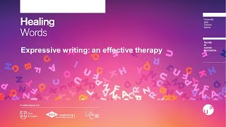 Expressive writing an effective therapy  University course Healing words 2023 [upl. by Akierdna471]