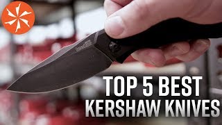 The Top 5 Best Kershaw Knives Available at KnifeCentercom [upl. by Nerrej]