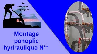 Nous allons voir comment monter notre panoplie hydraulique pour notre réseaux deau sanitaire [upl. by Jepson]