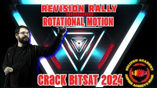 BITSAT 2024 Rotational Motion BITSAT Previous Year Question 20 year  Class 11  Revision Rally [upl. by Ardnua414]