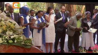 BM Gecaga laid to rest at his Ruiru farm [upl. by Derzon127]