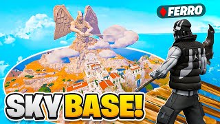 SKYBASE dal MONTE OLIMPO nella NUOVA SEASON su Fortnite ILLEGALE [upl. by Chobot]