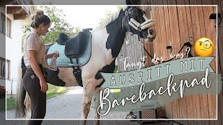 Erster Ausritt Barebackpad  Taugt das was 🧐 AampG HorseDiary [upl. by Llevaj753]