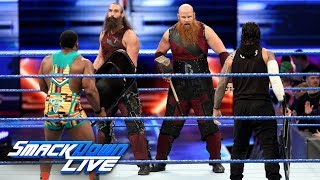 Big E amp Jimmy Uso vs The Bludgeon Brothers SmackDown LIVE March 13 2018 [upl. by Hannahs]