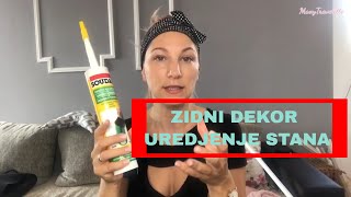 UREDJENE STANA  Zidni dekor uradi sama [upl. by Evered]