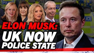 23yo female TikToker JAILED amp Allison Pearson hunted by cops as Elon Musk says quotUK is police statequot [upl. by Rogozen]