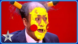 Nabe turns BAD HAIR DAY into hilarious ANT and PIKACHU impressions  SemiFinals  BGT 2024 [upl. by Goober28]