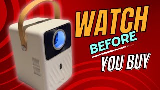 Review and Demo of Projector for Home Theater Portable [upl. by Finlay565]