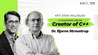 Bjarne Stroustrup From Student to C Creator  KPIT STEM Dialogues [upl. by Aiclid]