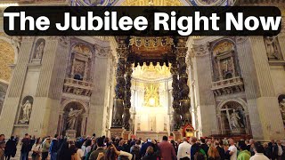 Rome Italy Jubilee at the Vatican City Rome Walking Tour Roma Italia Rome in November [upl. by Imerej]