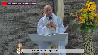 Homily of Rev Fr Victor Y Apacible  Memorial of St Scholastica  730 AM Mass  Feb 10 2024 [upl. by Nisaj]