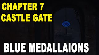 Castle Gate Blue Medallions Resident Evil 4 Remake Chapter 7 [upl. by Enilarak92]