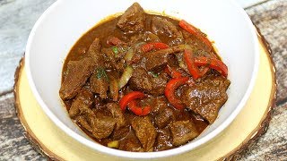 Carne De Res Guisada Estilo Dominicano Dominican Beef Stew  Carne Guisada [upl. by Niamor737]