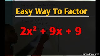 How To Factorise Quadratic Expressions [upl. by Candless]