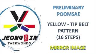 PRELIMINARY POOMSAE MIRROR IMAGE [upl. by Mccourt]