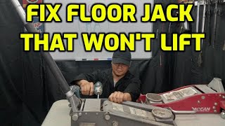 If Floor Jack Leaks Do This [upl. by Nettirb]