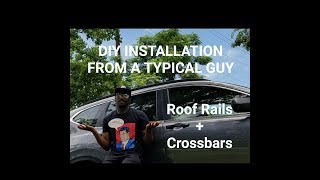 Honda CRV 2018 Roof Rail and Cross Bar DIY Installation [upl. by Hamnet]