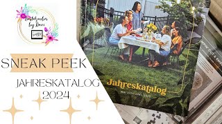 Auspackvideo  Sneak Peek Jahreskatalog 2024  StampinUp [upl. by Marilin158]