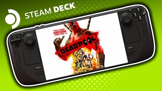 Deadpool  Steam Deck OLED Gameplay Steam OS 3519 [upl. by Acinod]