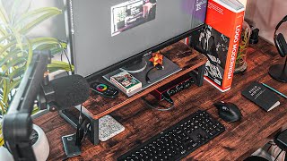 2021 Desk Setup  Graphic Design amp Video Editing Workstation [upl. by Yelhak875]