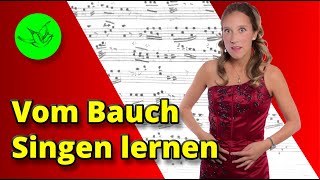 Stimmbildung 🎵  vom Bauch 🤰 singen lernen 🎹 [upl. by Stevie]