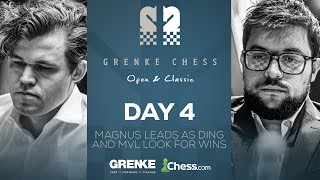 Magnus Leads The Charge As Ding MVL Look For Wins In Qualifiers GRENKE Chess Classic 2024 Rds 78 [upl. by Ludlow]