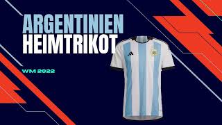 Argentinien Heimtrikot 2022  WM 2022 Trikot Argentinien  Argentina Jersey World Cup [upl. by Aihsened]