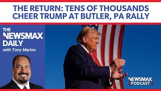 Trumps triumphant return to Butler PA  The NEWSMAX Daily 100724 [upl. by Slinkman952]