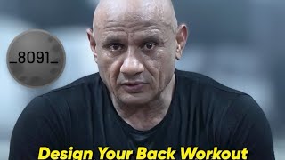 Design your own workout to develop your back muscles backworkout rowing pulldowns upperback [upl. by Botnick]