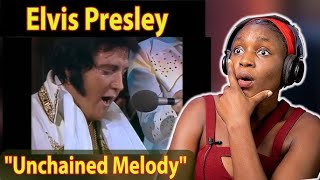 FIRST TIME REACTING TO  Elvis Presley quotUnchained Melodyquot [upl. by Ketchum145]