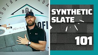 Slate Roofing Synthetic Slate 101 and Review [upl. by Enattirb702]