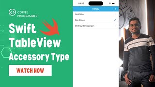 Create TableView Cell Accessory Types Programmatically in Swift  Add Checkmark and Deselect [upl. by Aynav29]